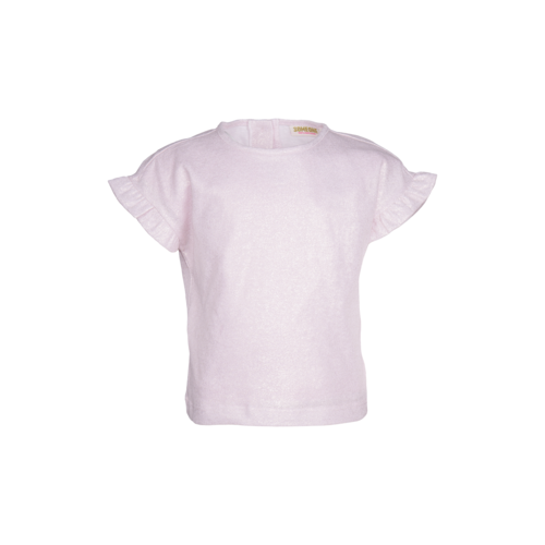 SOMEONE T-shirt - Roze met glitter