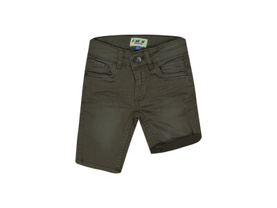 SOMEONE Short - Khaki met verstelbare taille