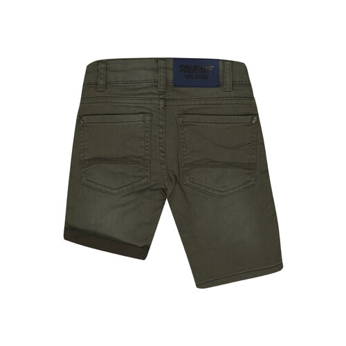 SOMEONE Short - Khaki met verstelbare taille