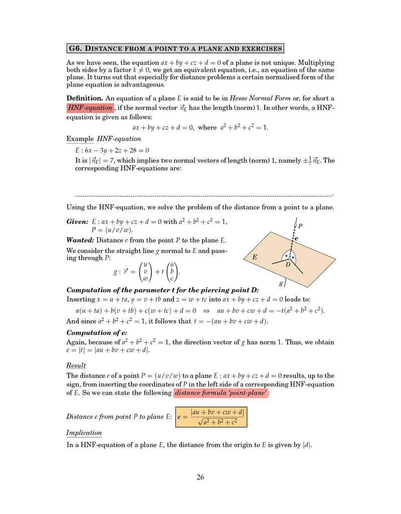 Vector Geometry | Script for teaching | Wirth/Siegerist