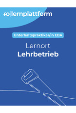 Lernplattform-Login, Unterhaltspraktiker/in, 2jährige EBA-Lehre, Lernort Lehrbetrieb