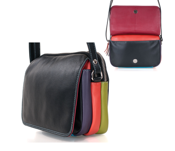 Pia Ries Pia Ries | Aura | Schoudertas/Crossbody 6006 Tropical Leer - Multicolor