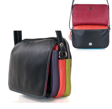 Pia Ries Pia Ries | Aura | Schoudertas/Crossbody 6006 Tropical Leer - Multicolor