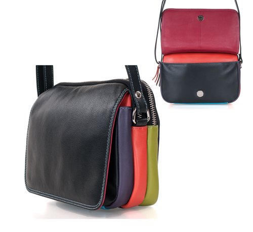 Pia Ries Pia Ries | Aura | Schoudertas/Crossbody 6006 Tropical Leer - Multicolor