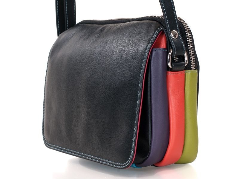 Pia Ries | Aura | Schoudertas/Crossbody 6006 Tropical Leer - Multicolor