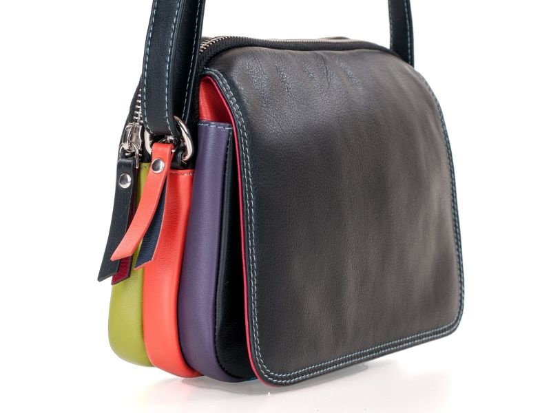 Pia Ries | Aura | Schoudertas/Crossbody 6006 Tropical Leer - Multicolor