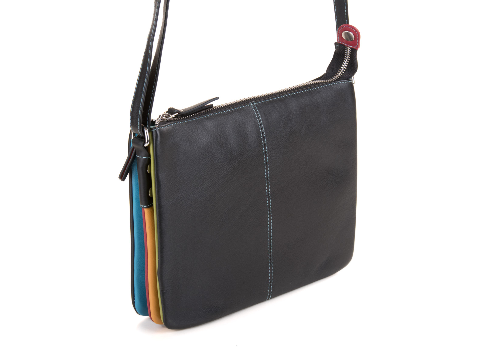 Pia Ries | Vione | Schoudertas 6007 Tropical Leer - Multicolor