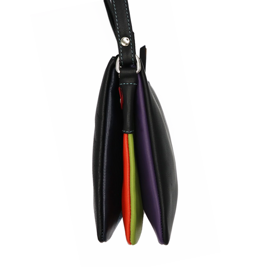 Pia Ries | Vione | Schoudertas 6007 Tropical Leer - Multicolor