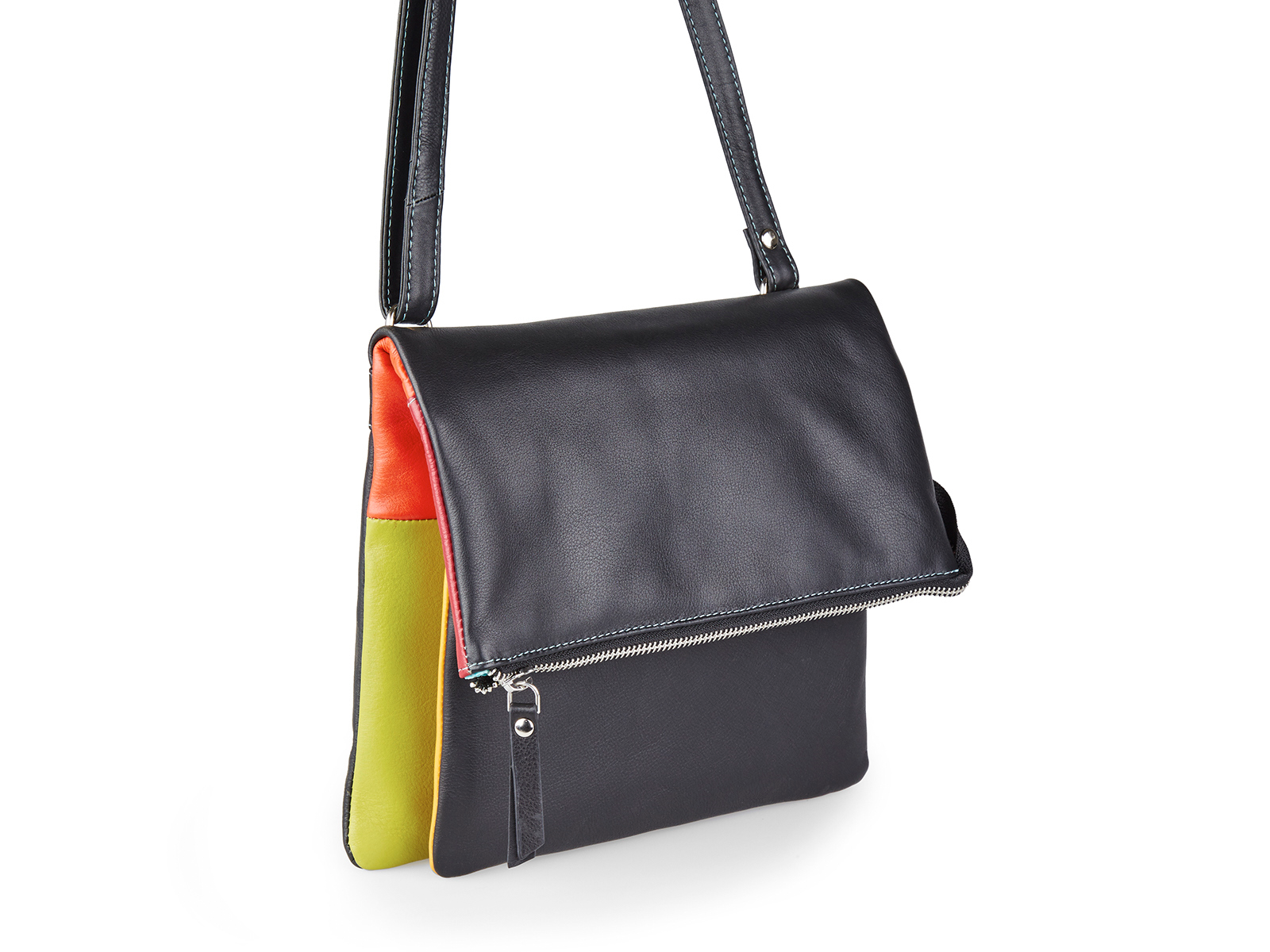 Pia Ries - Schoudertas/Crossbody Isoria 6008 Tropical Leer - Multicolor