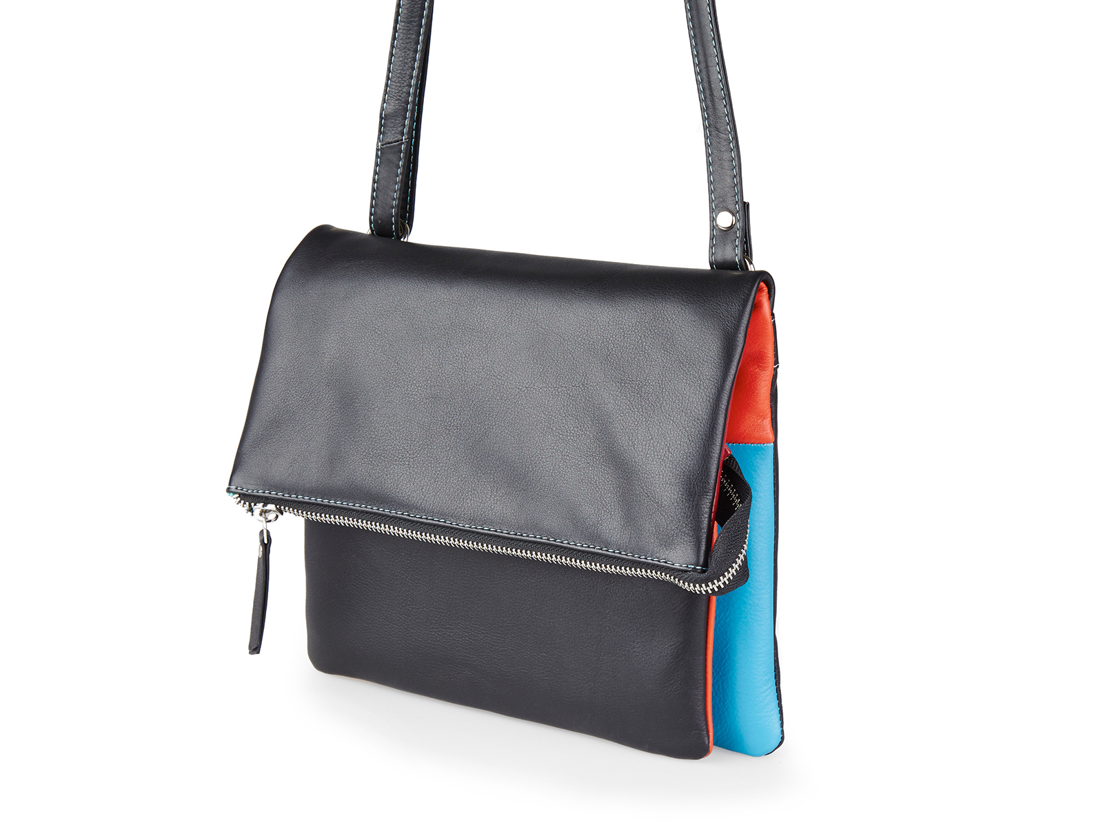 Pia Ries - Schoudertas/Crossbody Isoria 6008 Tropical Leer - Multicolor