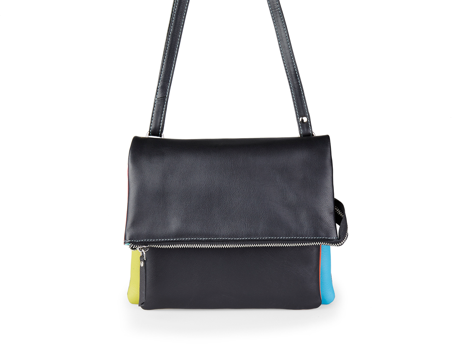 Pia Ries - Schoudertas/Crossbody Isoria 6008 Tropical Leer - Multicolor