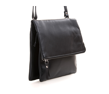 Pia Ries Pia Ries - Schoudertas/Crossbody 6008-1 Leer - Zwart