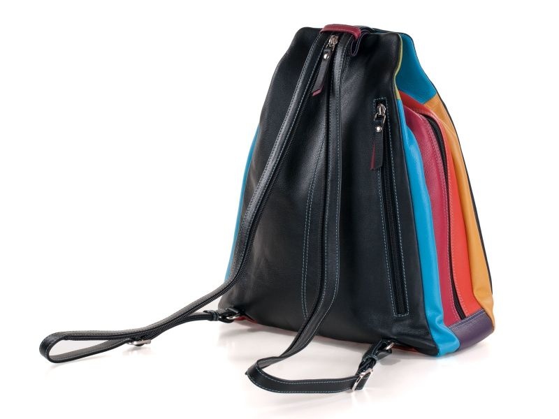 Pia Ries | Evara |Rugtas Dames 6010 Tropical Leer - Multicolor