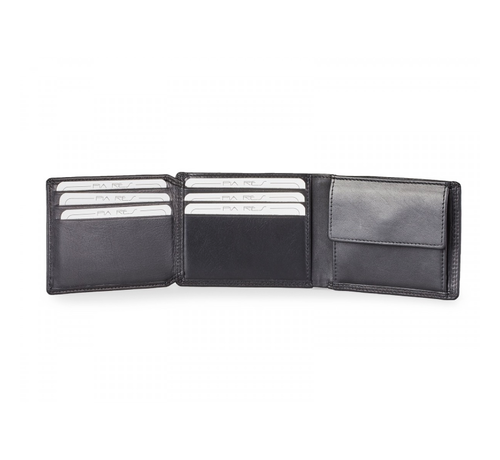 Pia Ries Pia Ries - Billfold 780 Delux Man - Zwart Leer