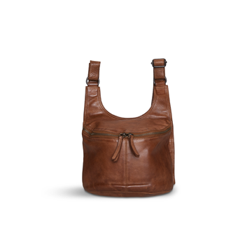 Pia Ries Pia Ries - Crossbodytas Washed - Cognac