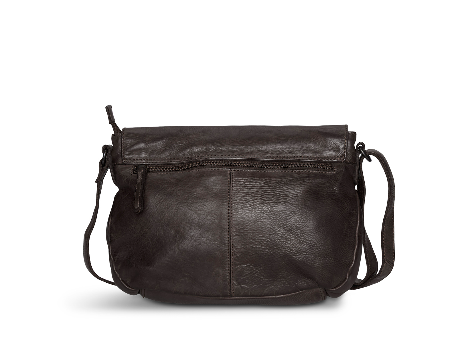 Pia Ries - Crossbody met overslag  Washed - Bruin