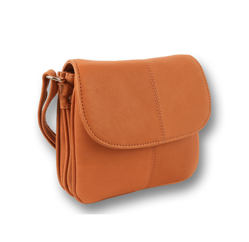 Pia Ries - ELLA Pia Ries - ELLA | Klein maar Ruim Crossbody |  Cognac