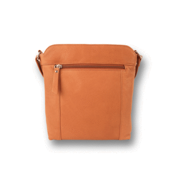 Pia Ries - ELLA Pia Ries - ELLA | Zachte middelgrote Crossbody | Cognac