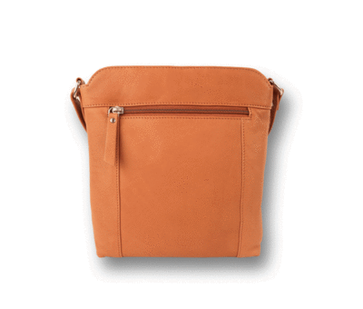Pia Ries - ELLA Pia Ries - ELLA | Zachte middelgrote Crossbody | Cognac