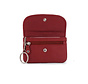 Pia Ries - Kleine portemonnee met sleutel hanger 459-5 Leer - Rood