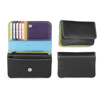 Pia Ries Pia Ries - Overslagportemonnee 532 Tropical Leer - Multicolor