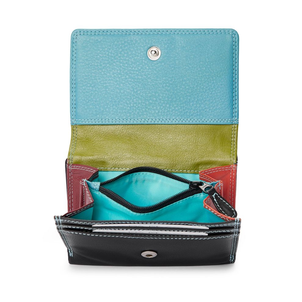 Pia Ries - Overslagportemonnee 828 Tropical Leer - Multicolor