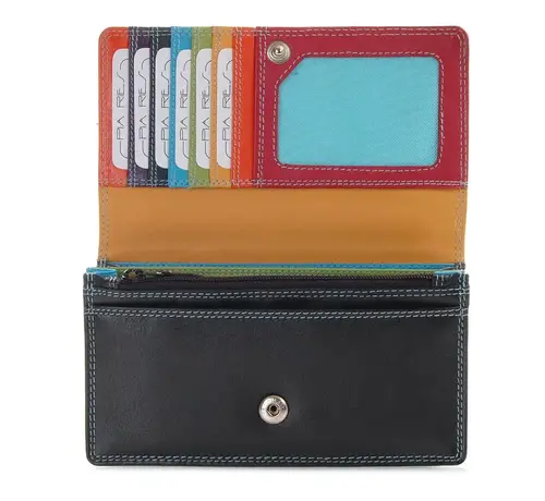 Pia Ries Pia Ries - Overslagportemonnee 829 Tropical Leer - Multicolor