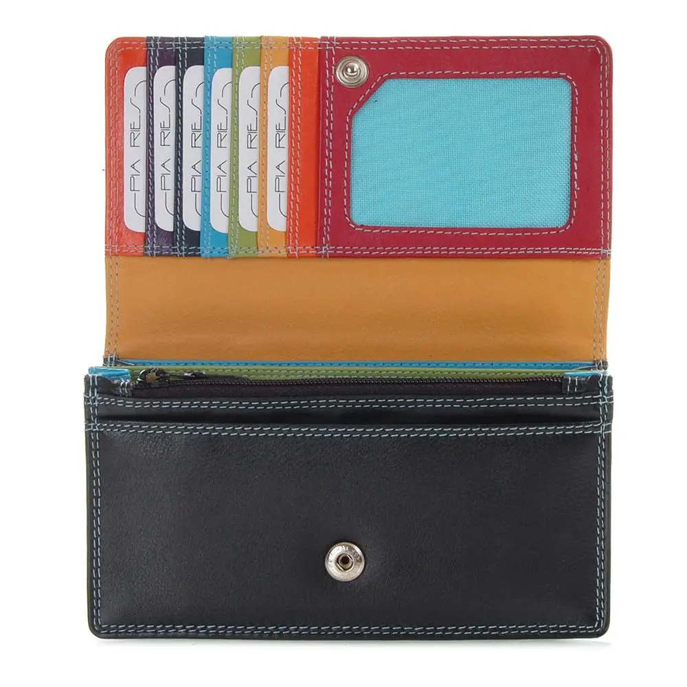 Pia Ries - Overslagportemonnee 829 Tropical Leer - Multicolor