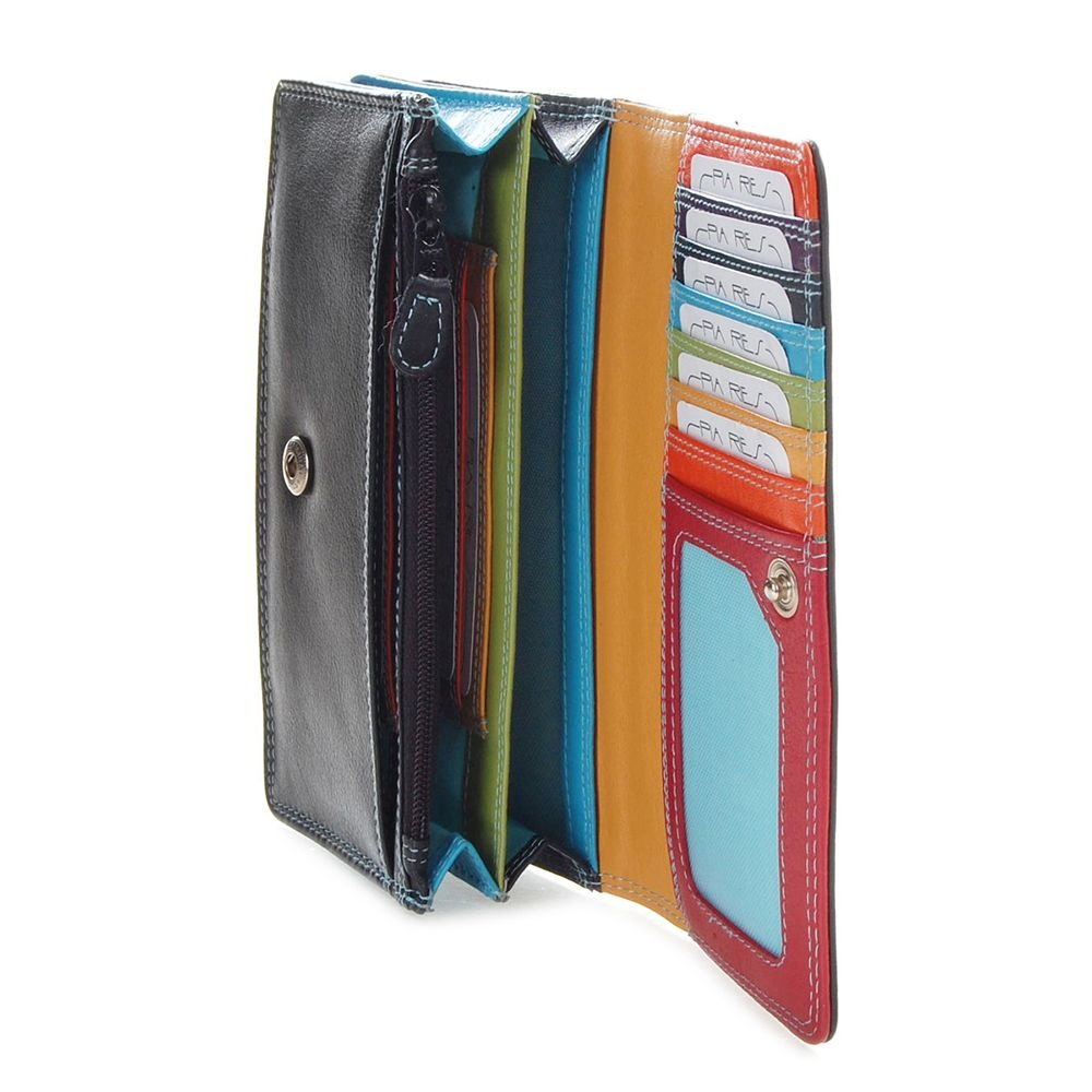 Pia Ries - Overslagportemonnee 829 Tropical Leer - Multicolor