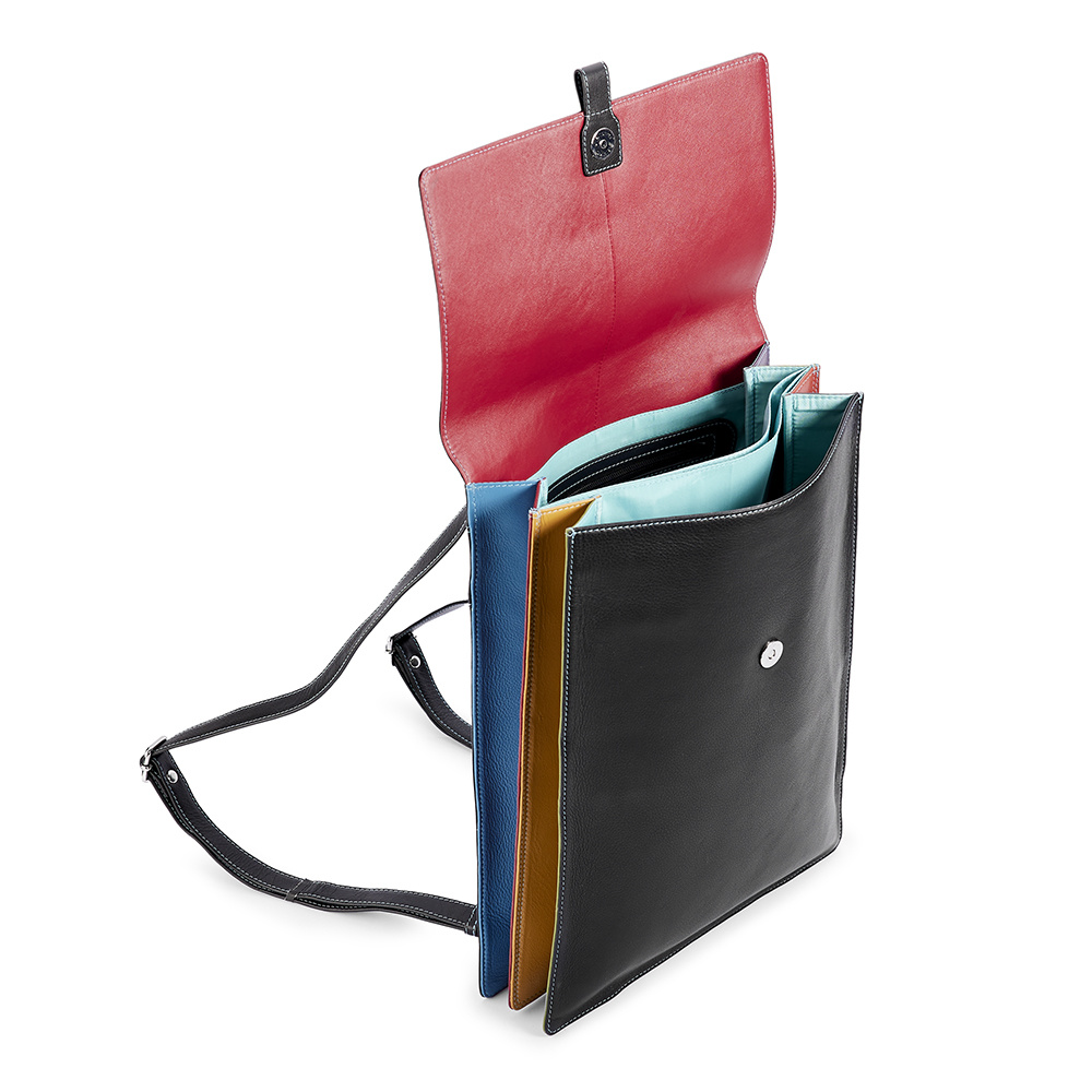 Tropical Leer Rugtas | Silari | Model 6036