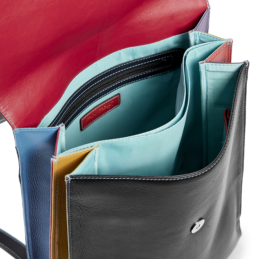 Tropical Leer Rugtas | Silari | Model 6036