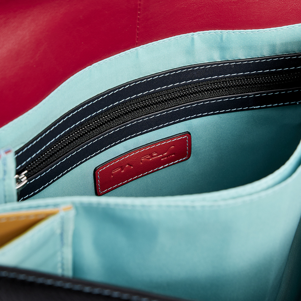 Tropical Leer Rugtas | Silari | Model 6036