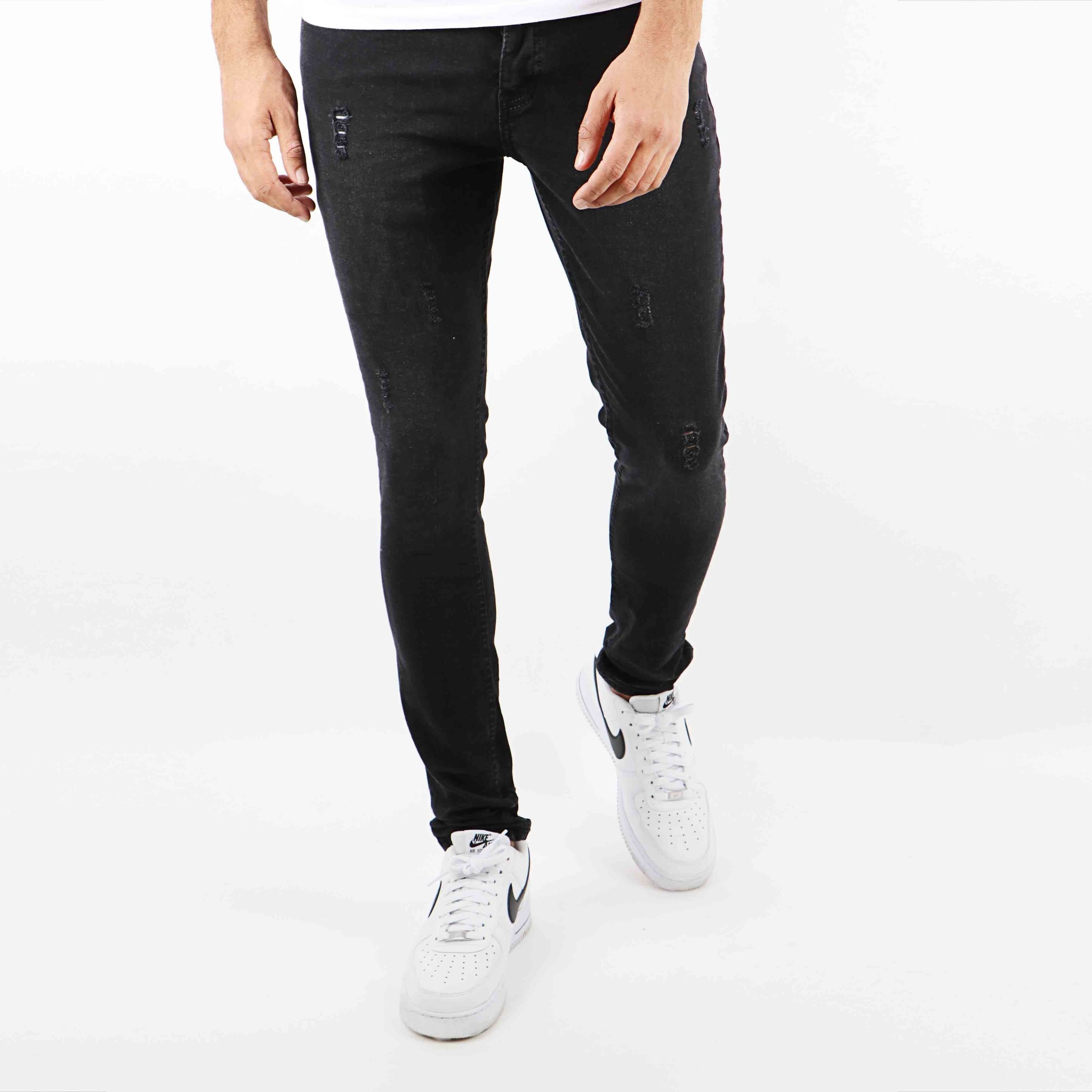 vragen Raak verstrikt Eindig Heren Skinny Jeans Zwart - Gratis verzending | VALENCI - VALENCI