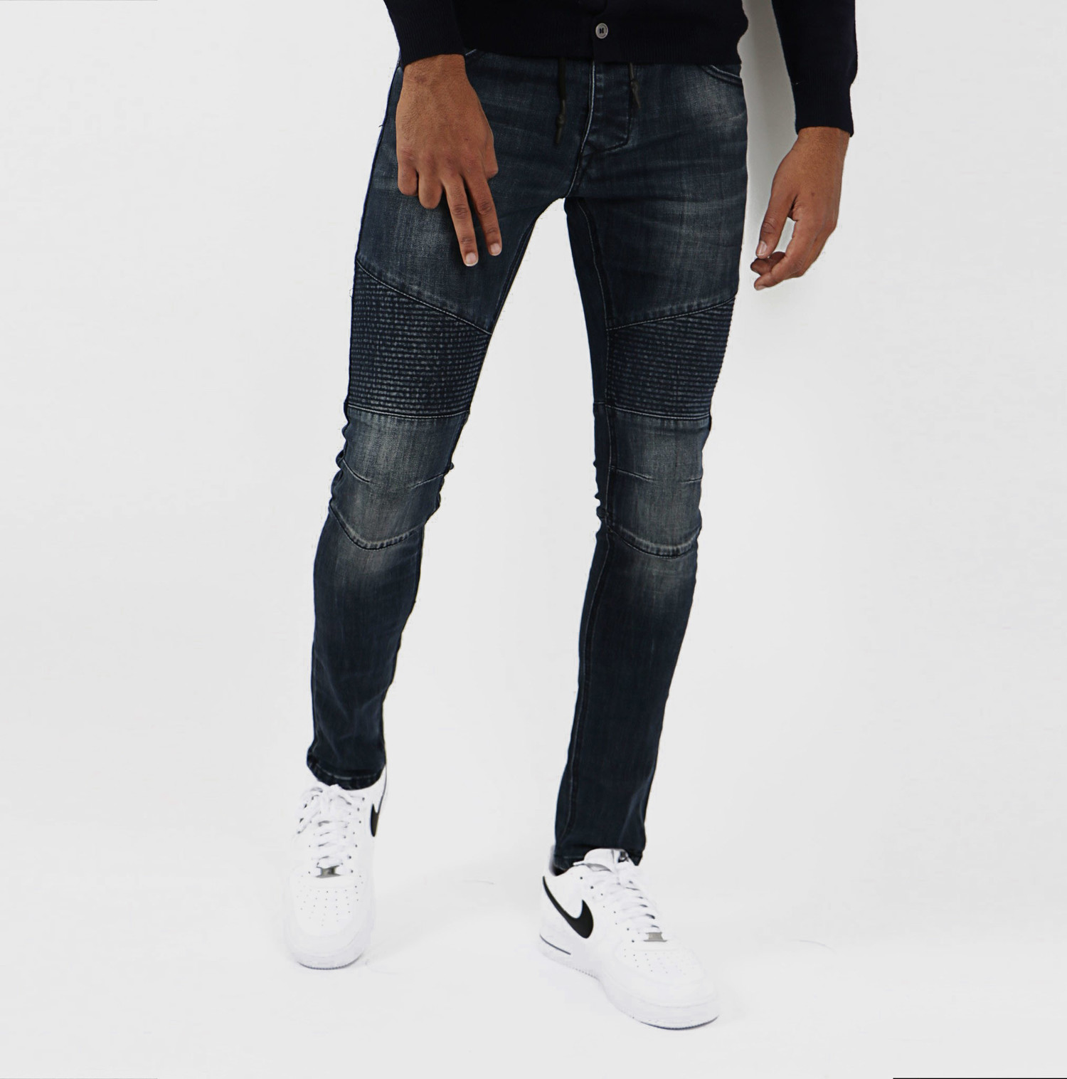 Heren Skinny Jeans Navy - Gratis verzending | VALENCI - VALENCI