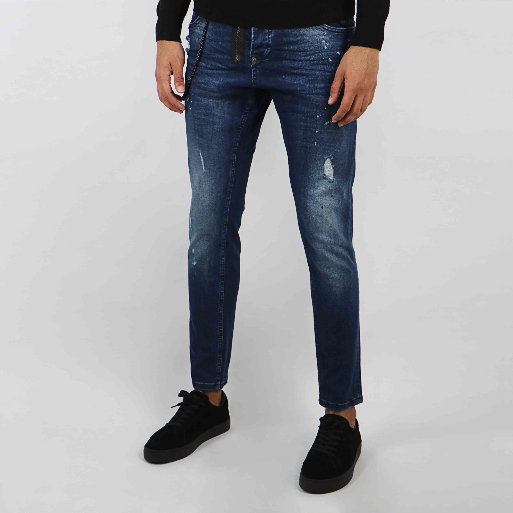 Nuchter bolvormig Peave Heren Skinny Jeans Blauw - Gratis verzending | VALENCI - VALENCI