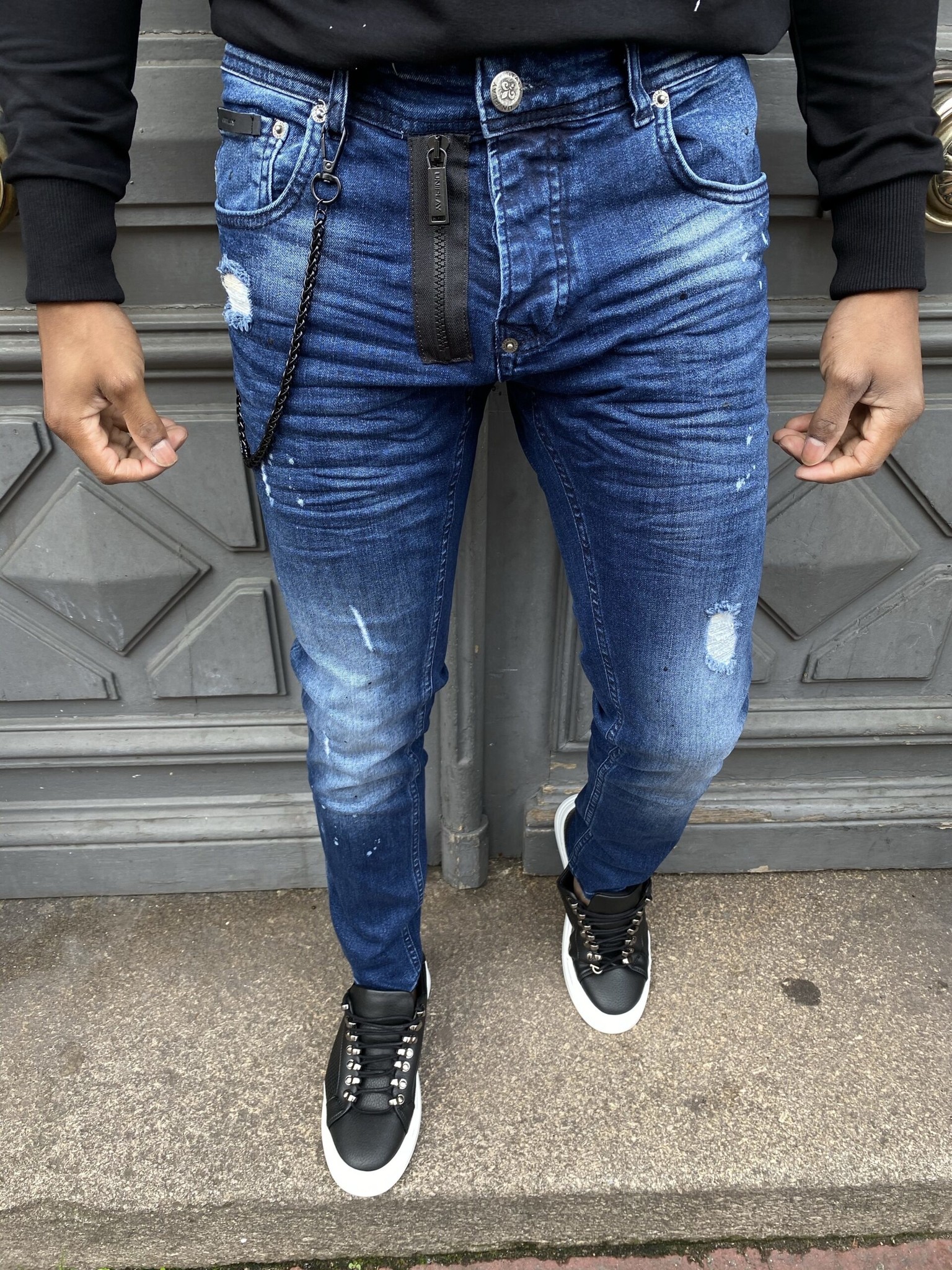 middernacht afstuderen geboren Heren Skinny Jeans Blauw - Gratis verzending | VALENCI - VALENCI
