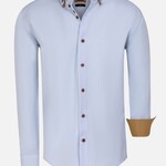 Blauw overhemd heren
