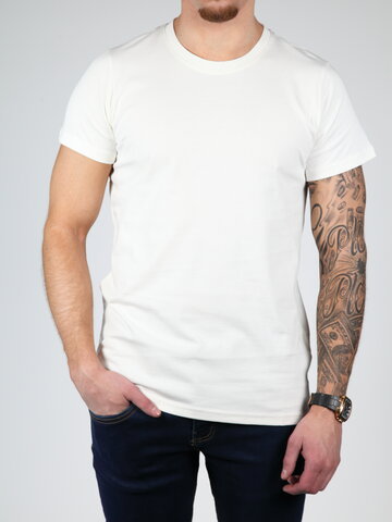 Witte basic shirts heren new arrivals