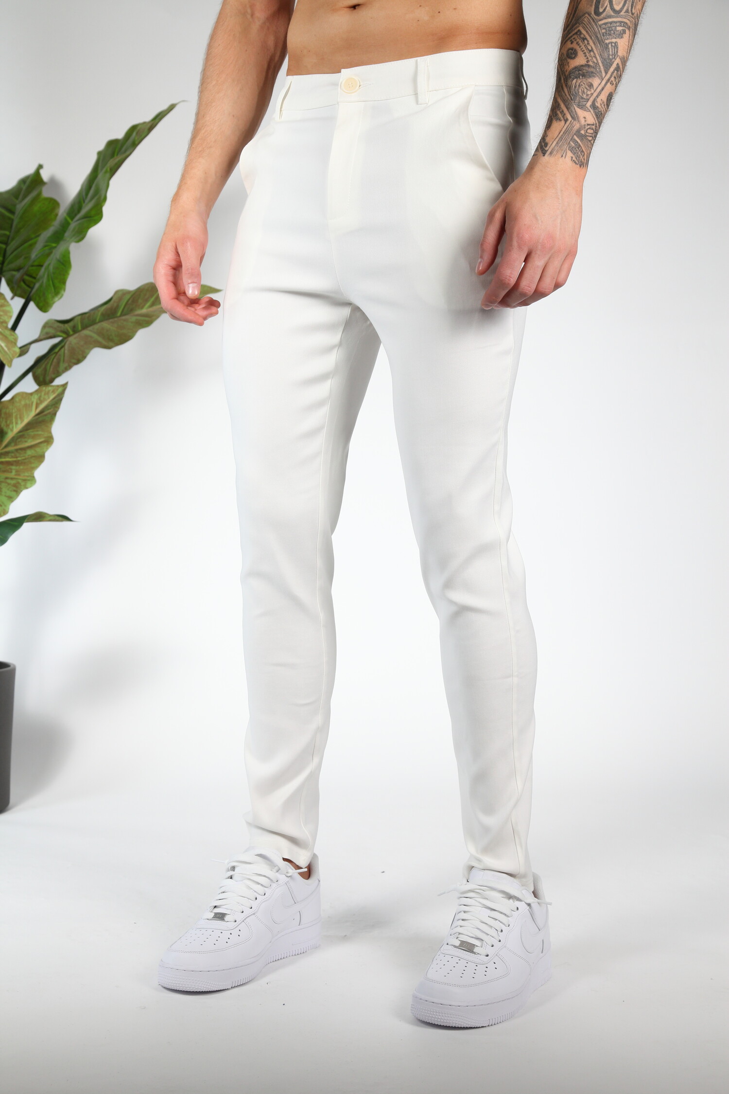 Strakke pantalon heren hotsell