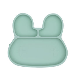 We Might Be Tiny Sticky Plate Bunny - Minty green