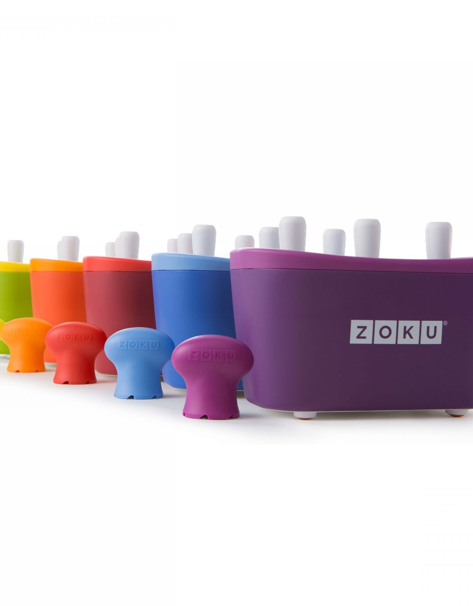 Zoku Quick pop maker - Trio blauw