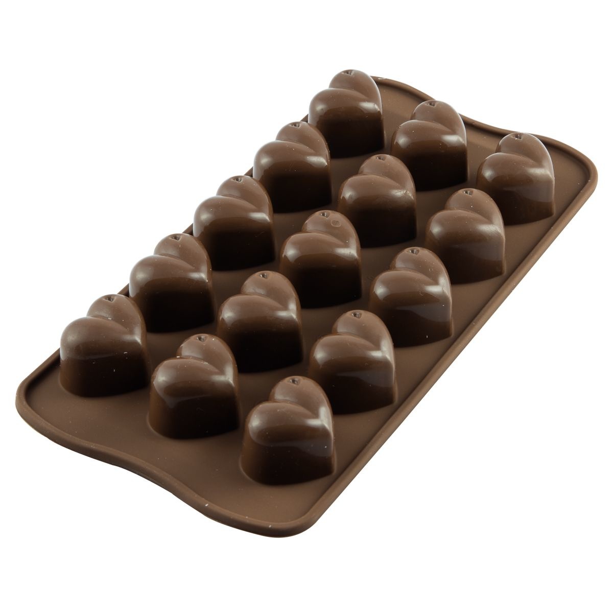 Implicaties Nieuwsgierigheid draad Silikomart - Silicone Chocolade Mal - Hartjes - FLINGO