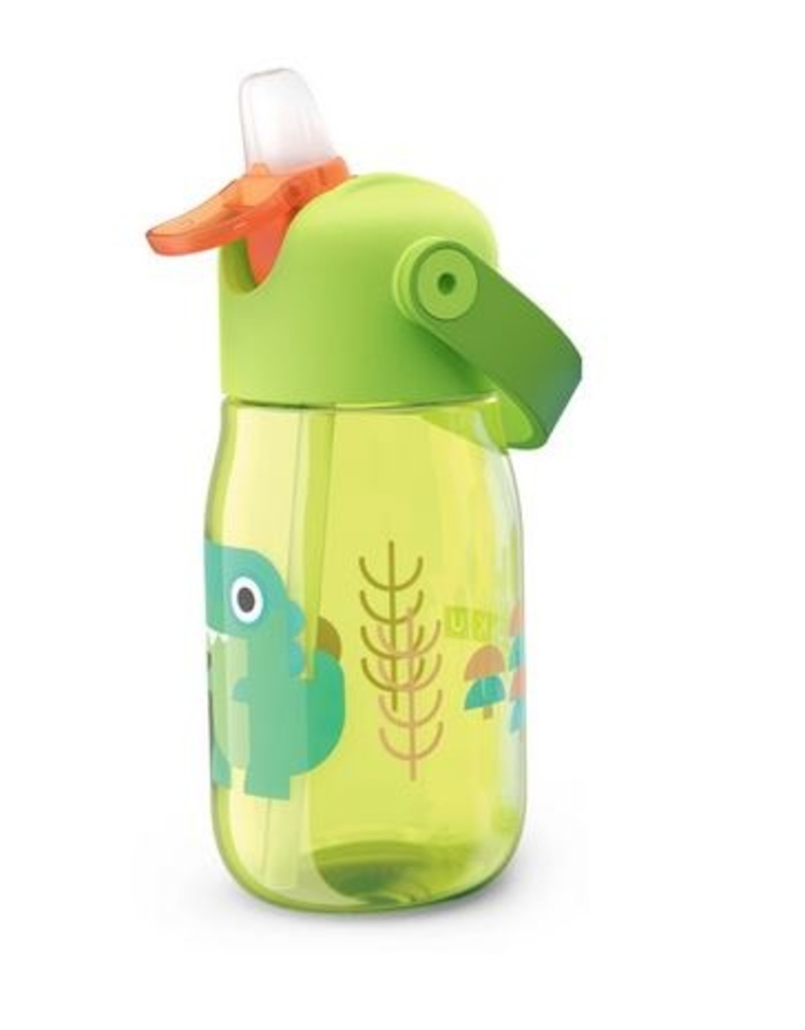 Zoku Drinkfles Kids Flip met Rietje 400 ml - Groen