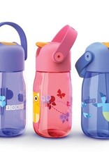 Zoku Drinkfles Kids Flip met Rietje 400 ml - Blauw