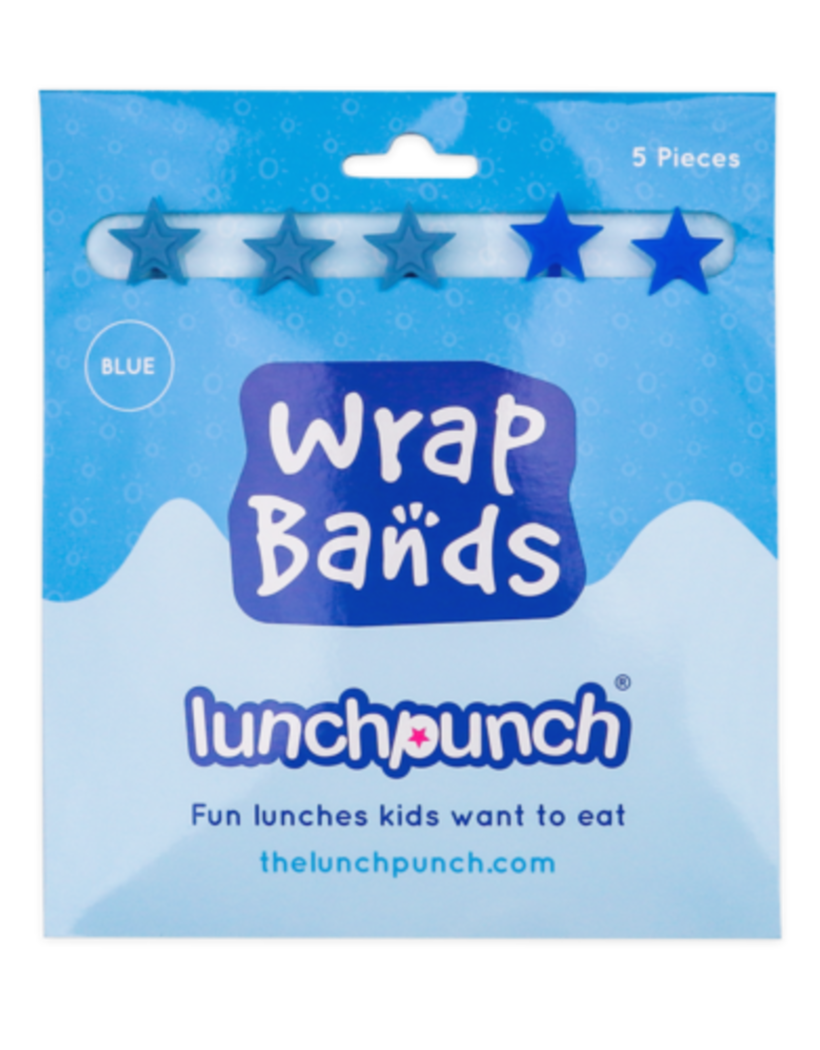 Lunch Punch Lunch Punch - Silicone Wrap bandjes - Blauw