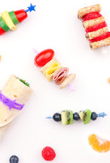 Lunch Punch Stix Lange prikkers - Ster Blauw