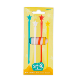 Lunch Punch Stix Lange prikkers - Ster Geel