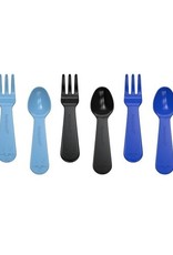 Lunch Punch Lunch Punch - Mini vork en lepel set - Blue