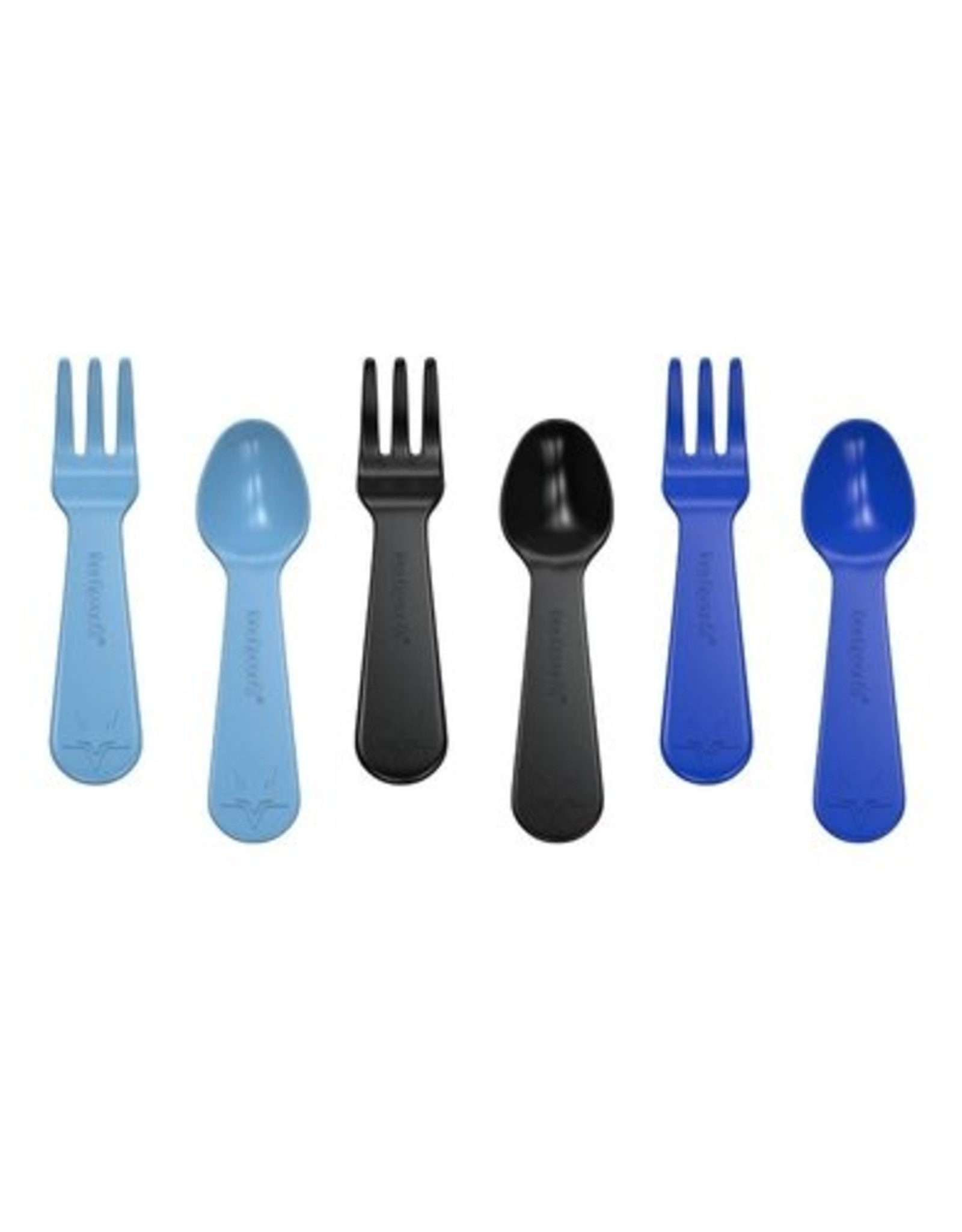 Lunch Punch Lunch Punch - Mini vork en lepel set - Blue