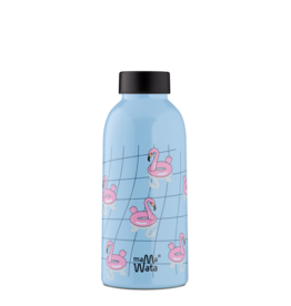 Mama Wata Mama Wata - Thermische drinkfles 470 ml - Flamingo's